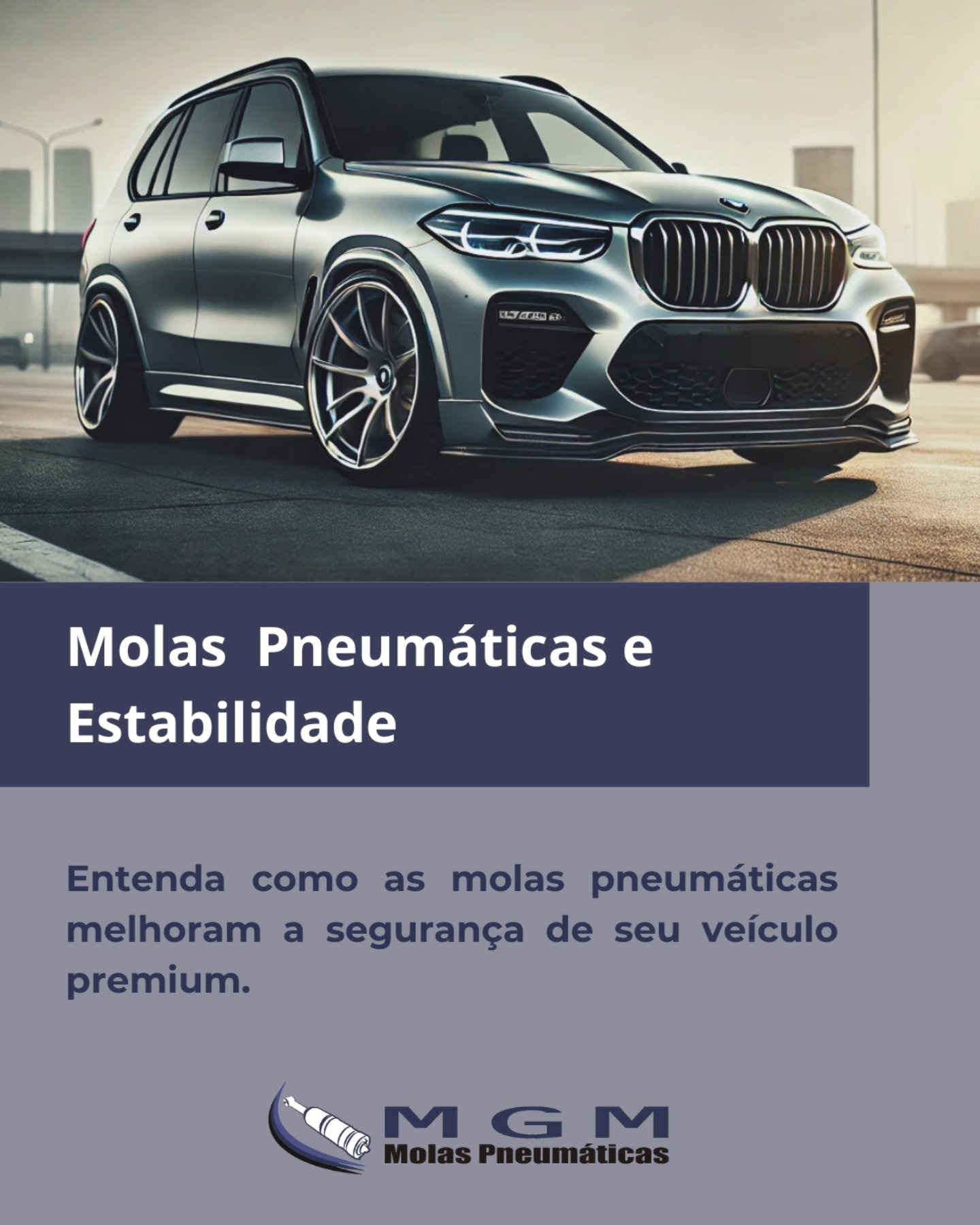Componente de suspensão restaurado pela MGM Molas Pneumáticas